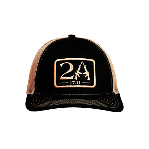 2A 1791 Snap Cap – Classic Mesh-Back Hat for Men & Women, Second Amendment Outdoor Wear