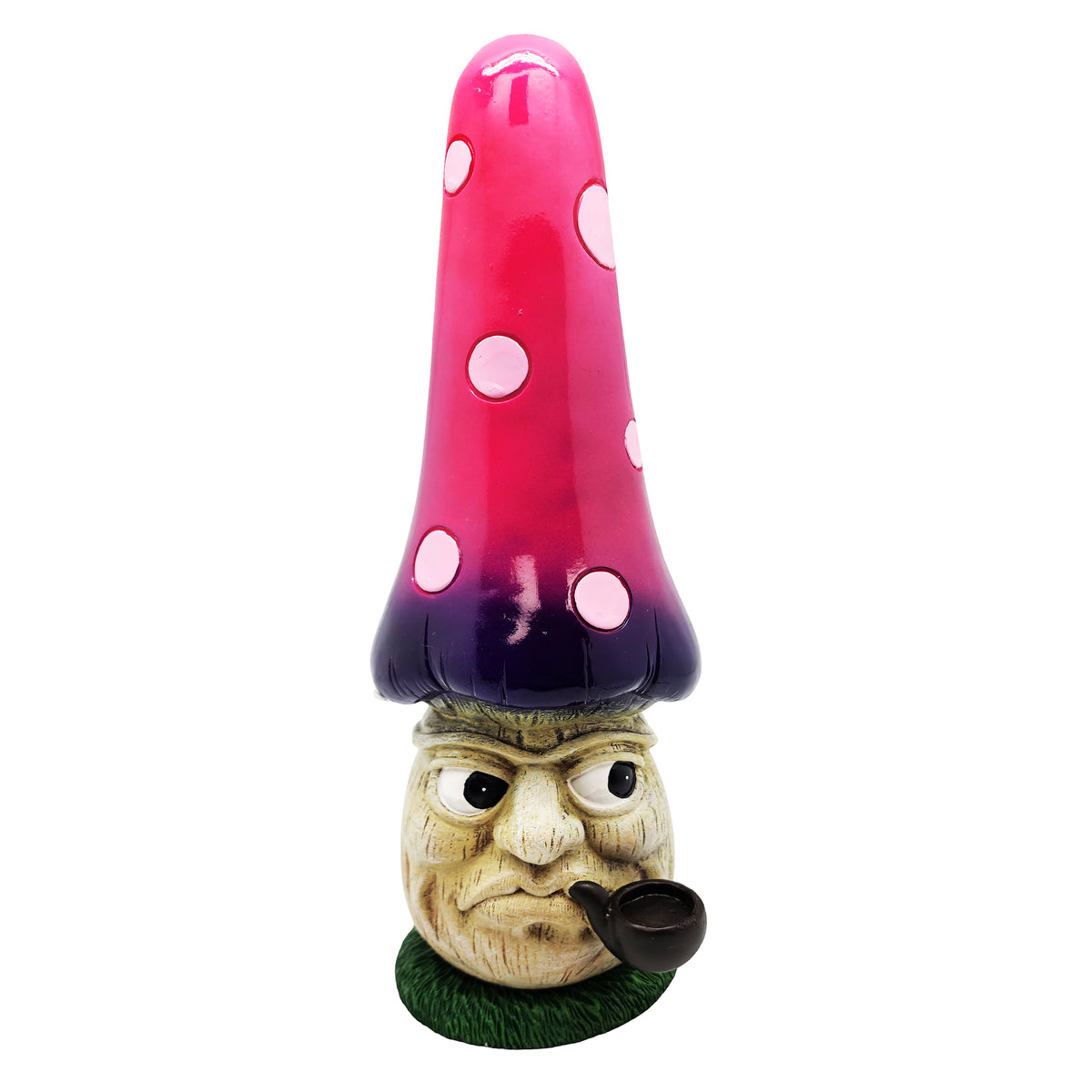 Mushroom Musings Tower Incense Burner – 11" Hand-Painted Polyresin Holder for Cones & Sticks