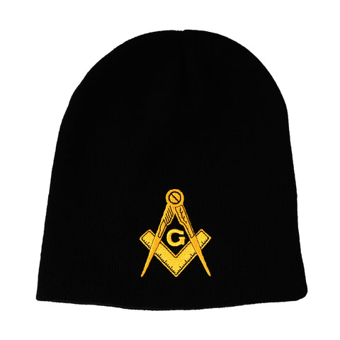 Masonic Beanie – Stylish Knit Hat with Masonic Emblem | Warm & Comfortable for Everyday Wear