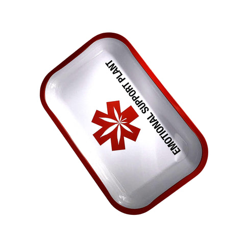Emotional Support Plant Rolling Tray – 11.5 x 4 x 0.75 Inch Decorative Multi-Purpose Tray