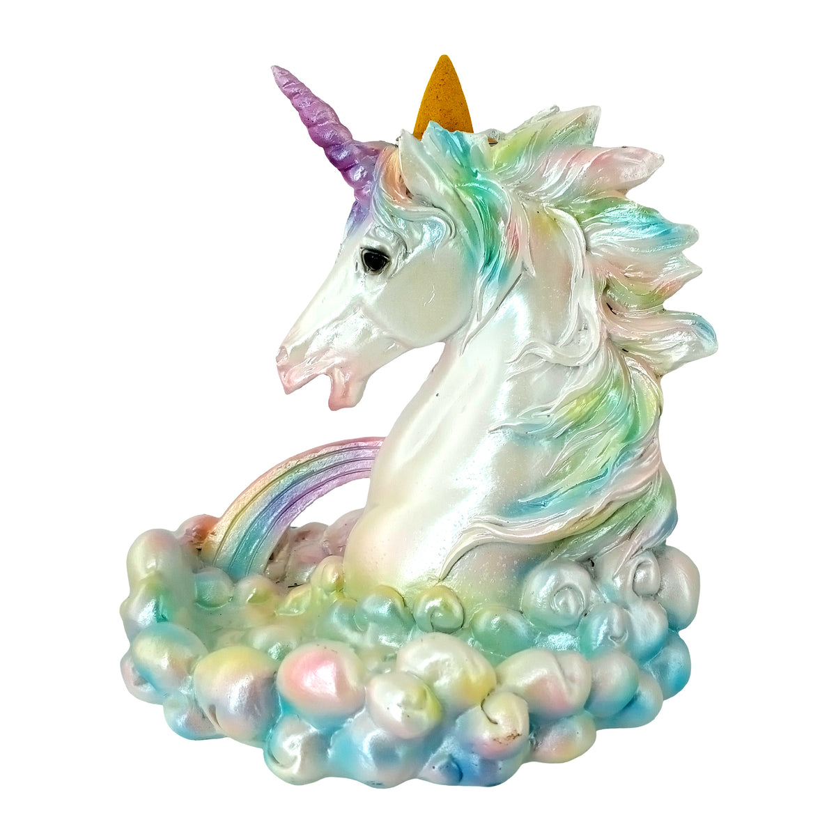 Cloud Breathing Unicorn Backflow Burner – 5.5 x 5.75 Inch