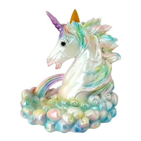 Cloud Breathing Unicorn Backflow Burner – 5.5 x 5.75 Inch
