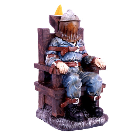 Electric Chair Backflow Incense Burner | 6.5 Inches Tall