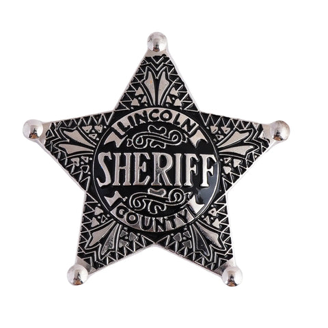 Lincoln County Sheriff Wild West | the Authentic Western Cowboy Badge Trendy Zone 21