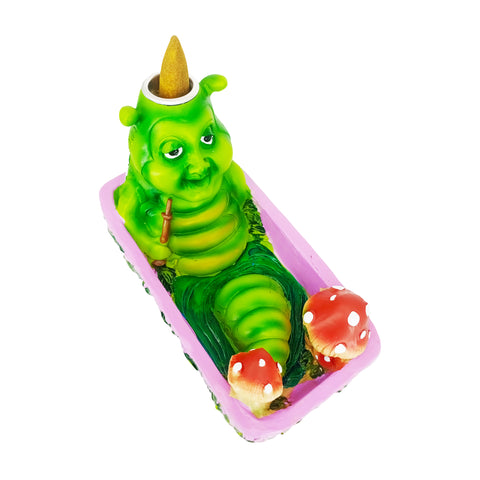 Caterpillar Backflow Incense Burner – 5.7 Inch