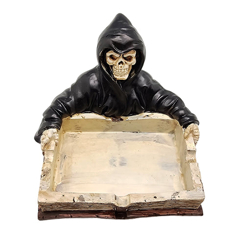 Reaper Ashtray – 4.25 x 3.5 Inch Hand - Painted Cold Cast Resin
