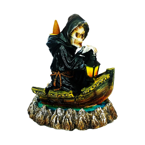 Grim Reaper Soul Deliverer Backflow Incense Burner – 7 Inch