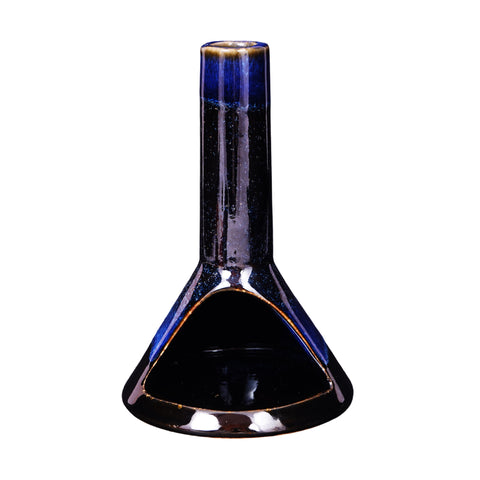 Blue Chimney Cone Incense Burner – 6 Inch Decorative Cone Incense Holder