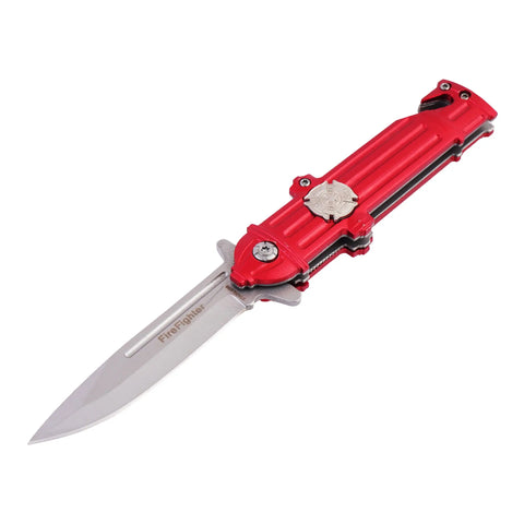 Fire Fighter Collectible Fireman Stainless Steel Pocket Knife Durable, Precision-Crafted Tool for Everyday Carry & Emergency Use – Honoring Firefighters with Superior Craftsmanship and Iconic Design Trendy Zone 21