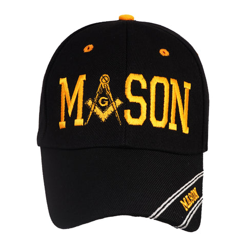 Masonic Cap – Comfortable and Stylish for Everyday Wear or Casual Outings, Black