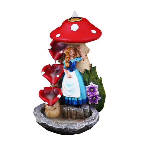 Alice & Mushroom Backflow Burner – 7 Inch