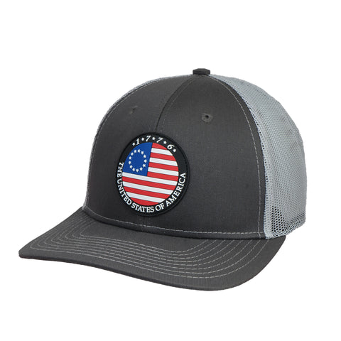 USA Cap Est 1776 Mash Trucker Adjustable Casual Wear Unisex Everyday Wear