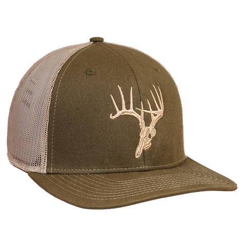 Skullz Deer Head Mesh Trucker Cap Outdoor Adventures Sports, & Everyday Wear