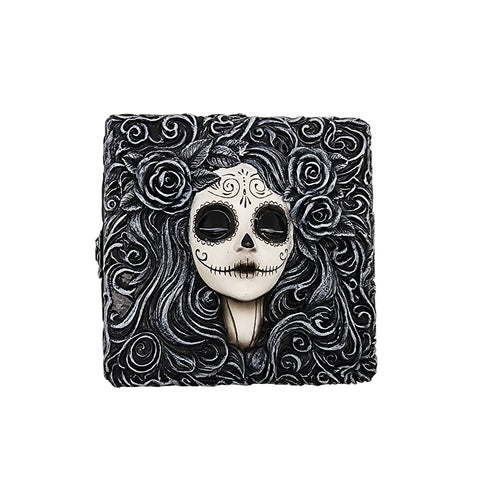 Day of the Dead Sugar Skull Trinket Box