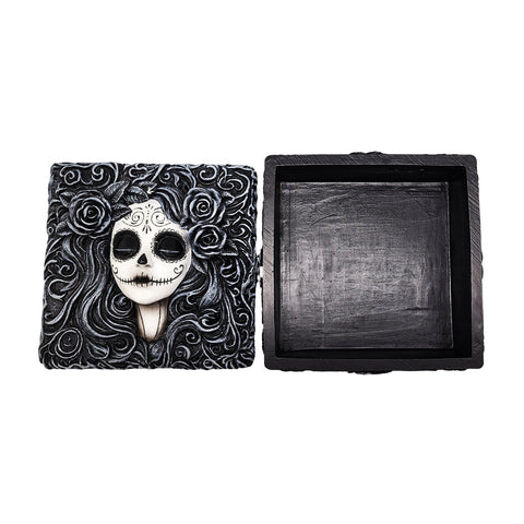 Day of the Dead Sugar Skull Trinket Box