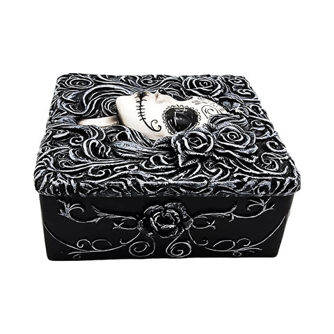Day of the Dead Sugar Skull Trinket Box
