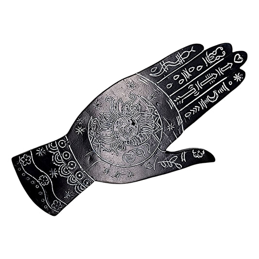 Palmistry Flat Incense Burner – Palm Reading Fortune Telling Design
