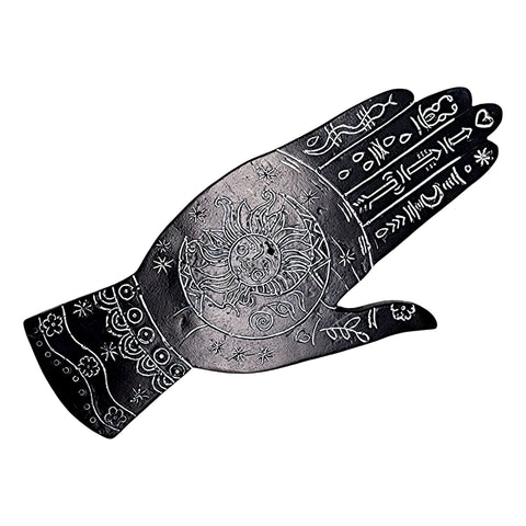 Palmistry Flat Incense Burner – Palm Reading Fortune Telling Design