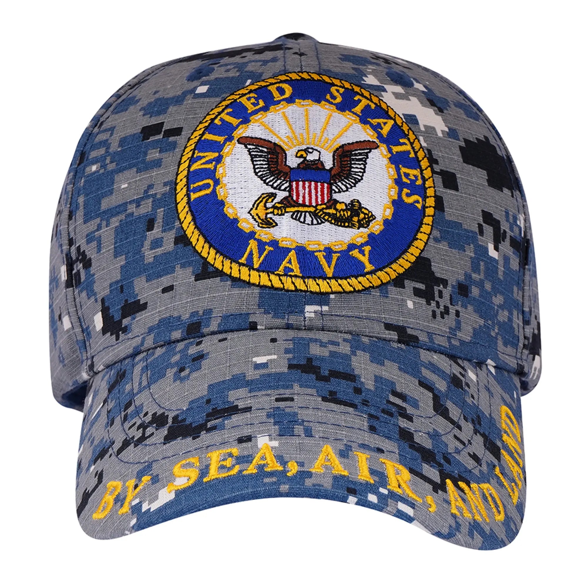 United States Navy (USN) By Sea, Air, and Land | America's Navy | Blue Camoflauge | Officially Licensed Trendy Zone 21