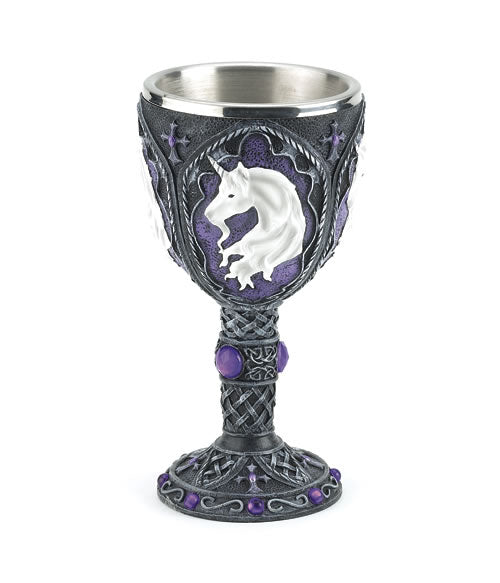 Unicorn Chalice Goblet – 7-Inch Fantasy Unicorn Cup