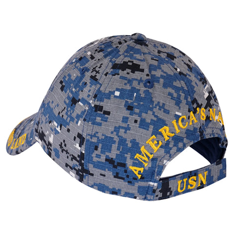 United States Navy (USN) By Sea, Air, and Land | America's Navy | Blue Camoflauge | Officially Licensed Trendy Zone 21