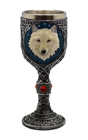 White Wolf Goblet – 7.5-Inch