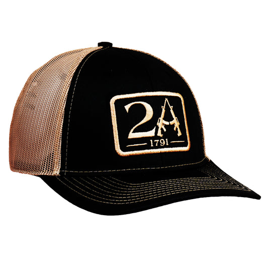 2A 1791 Snap Cap – Classic Mesh-Back Hat for Men & Women, Second Amendment Outdoor Wear