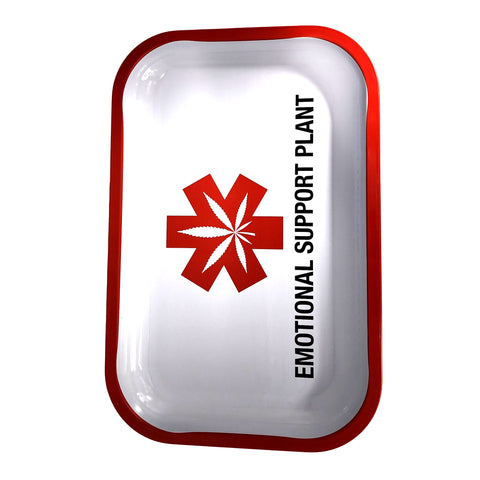 Emotional Support Plant Rolling Tray – 11.5 x 4 x 0.75 Inch Decorative Multi-Purpose Tray