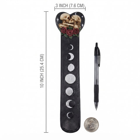 Skulls Heart Moons Boat Incense Burner – Decorative Stick Incense Holder