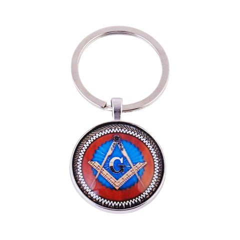 Masonic Keyring Masonic Symbolic, Perfect for Freemasons & Collectors, Keys Organizer Trendy Zone 21