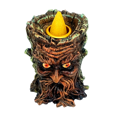 Tree Man Small Backflow Cone Incense Burner 3.5 Inch