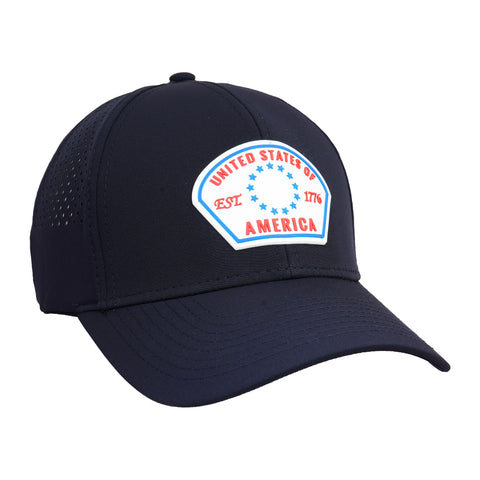 USA Cap Est 1776 Mash Trucker Adjustable Casual Wear Unisex Outdoor Cap