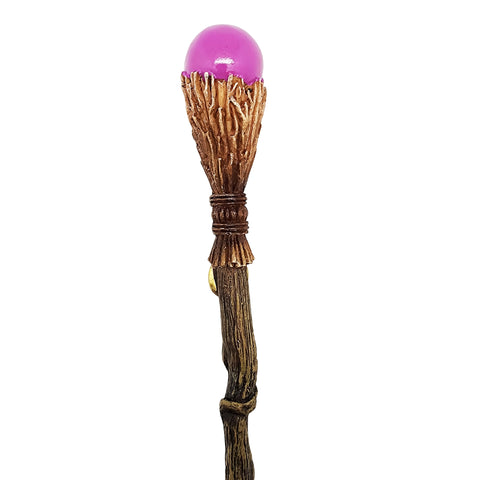 Broom Magic Wand – 9.5-Inch Fantasy Witch Wand