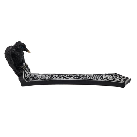 Raven Boat Incense Burner – Hand-Painted Cold Cast Resin