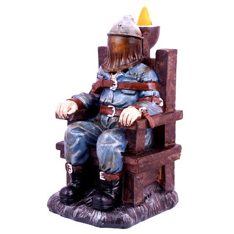 Electric Chair Backflow Incense Burner | 6.5 Inches Tall