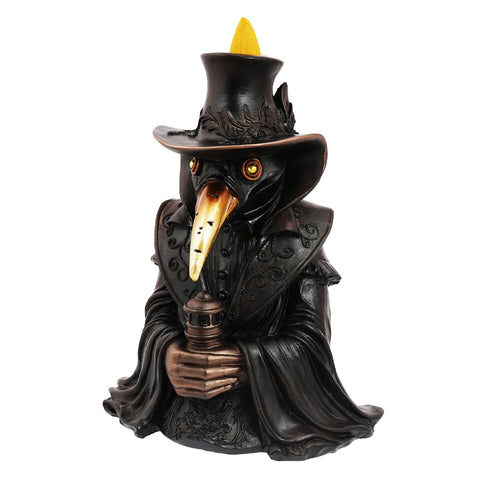 Plague Doctor Backflow Incense Burner – 7 x 5 x 3.5 Inch