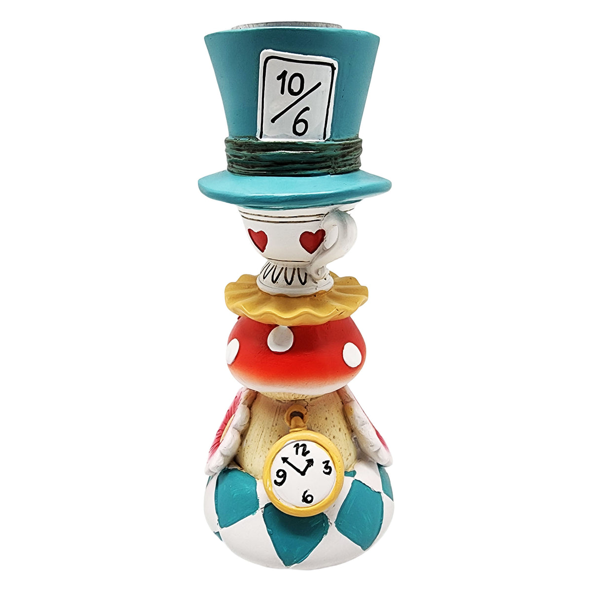 Wonderland Tea Party Tea Light Candle Holder – 7 Inch