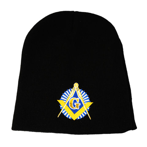 Masonic Beanie – Stylish Knit Hat with Masonic Emblem | Warm & Comfortable for Everyday Wear