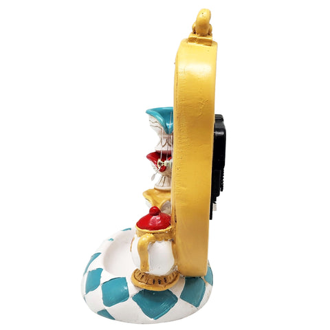 Wonderland Mad Tea Party Clock Backflow Incense Burner – 7 x 5 Inch