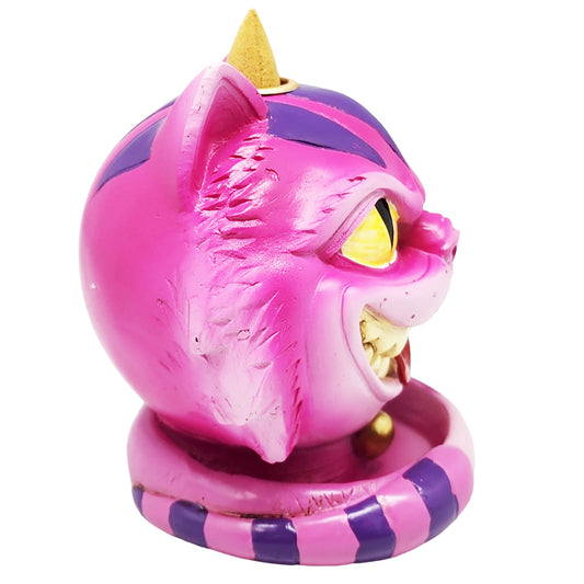 Wonderland Cheshire Cat Backflow Incense Burner – 4 x 4 x 3 Inch