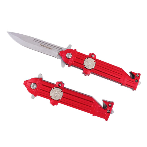 Fire Fighter Collectible Fireman Stainless Steel Pocket Knife Durable, Precision-Crafted Tool for Everyday Carry & Emergency Use – Honoring Firefighters with Superior Craftsmanship and Iconic Design Trendy Zone 21