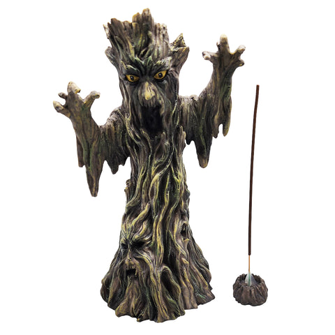 Scary Tree Incense Burner – 11.5 Inch Multicolor Hand-Painted Cold Cast Resin