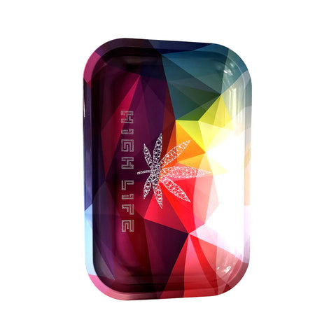 High Life Rolling Tray – 11.5 x 4 x 0.75 Inch Metal Rolling Tray