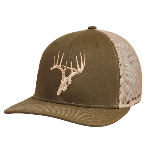 Skullz Deer Head Mesh Trucker Cap Outdoor Adventures Sports, & Everyday Wear