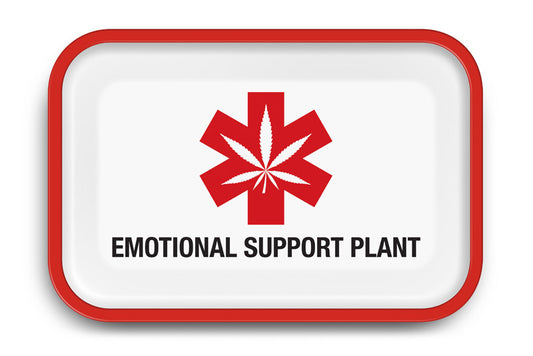Emotional Support Plant Rolling Tray – 11.5 x 4 x 0.75 Inch Decorative Multi-Purpose Tray