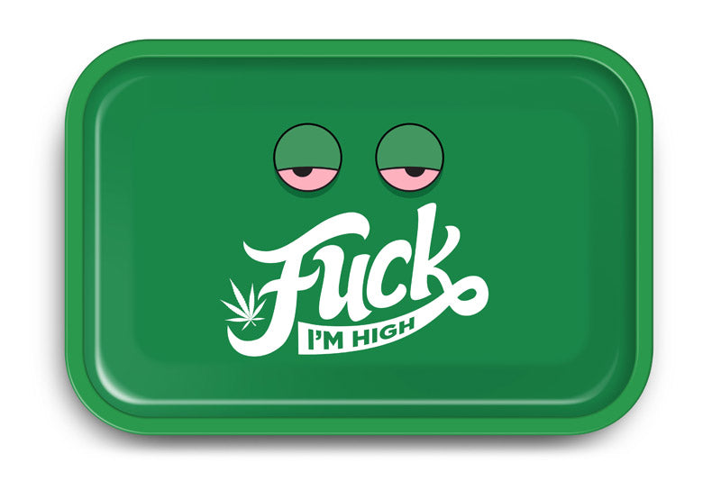 Fuck I'm High Rolling Tray – 11.5 x 4 x 0.75 Inch Decorative Multi-Purpose Tray
