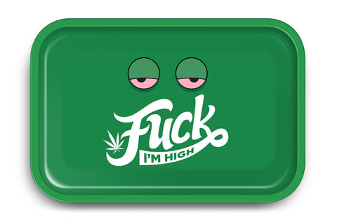 Fuck I'm High Rolling Tray – 11.5 x 4 x 0.75 Inch Decorative Multi-Purpose Tray