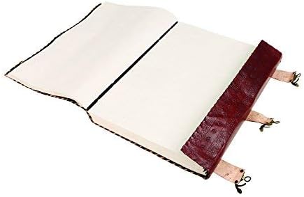 Massive Mystic Leather Journal with 7 Chakra Stones – 13.5 x 18 Inch Multicolor Handmade Writing Journal