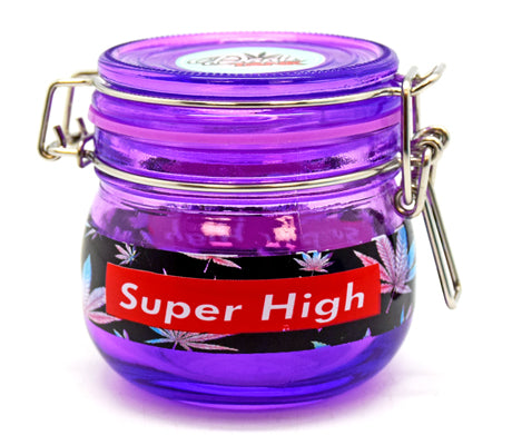 Medium Super High Glass Dank Tank – 150 ml Glass Storage Jar with Silicone Seal