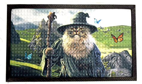Catdolf Door Mat by Vincent Hie